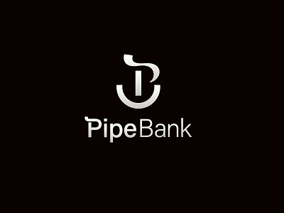 Pipe Bank bank logo branding design financial log graphic design illustration invest investiment logo logo logotipo