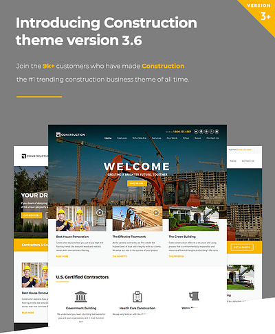 Construction WordPress Theme wordpress theme