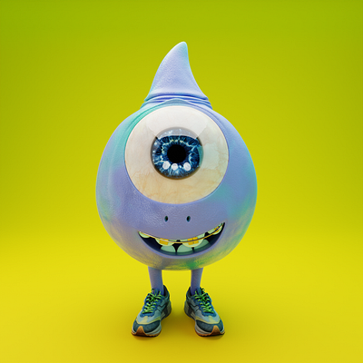 alien 3d 3dcharacter 3dmodel animation blender branding characters design illustration logo