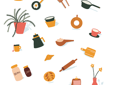 Kitchen Kitch! drawing graphic design icon illustration