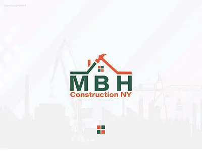 Construction Company logo design adobe illustrator branding construction logo design developer logo graphic design illustration illustrator logo logo creation logo design mbh logo modern logo modern logo creation outstanding logo ui vector