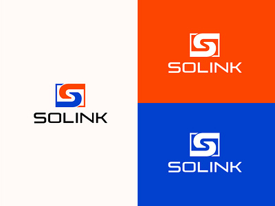 Solink Logo Design. branding graphic design logo