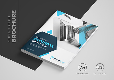 Modern Bifold Brochure Template bi fold brochure bifold bifold brochure booklet brochure cover brochure template business company proposal corporate cover creative flyer design graphicriver magazine design modern bifold brochure modern brochure professional project template trifold