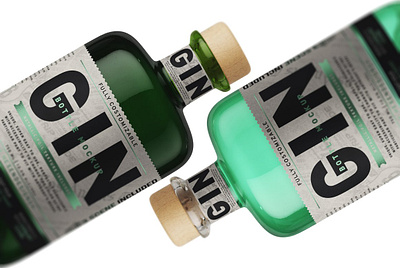 Gin Bottle Mockup creative market