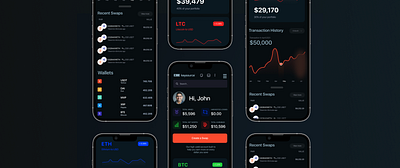 Blockchain Dashboard dashboard design mobile ui ux