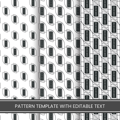 Background Text Pattern Set fabric