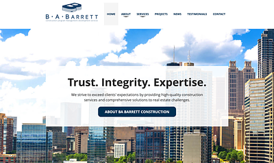 B.A. BARRETT WEBSITE darold pinnock design dpcreates ui web design website website design
