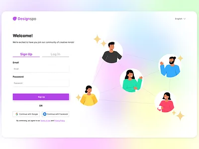 Daily UI #001 (Sign Up) 100daysofui dailyui dailyuichallenge design signup ui ui design uiux uiuxdesign