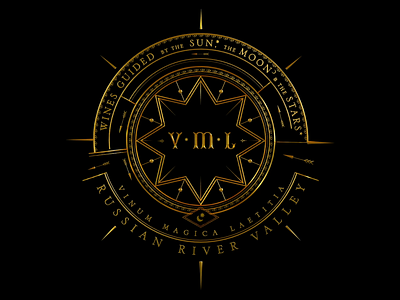 VML Logo Animation 3d animation branding compass gold logo metal motion motion graphics wine