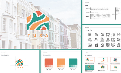 Property Brand Identity branding buidling building graphic color palette dos and donts housing iconography minimal logo modern logo property property brand book property brand identity property logo typography