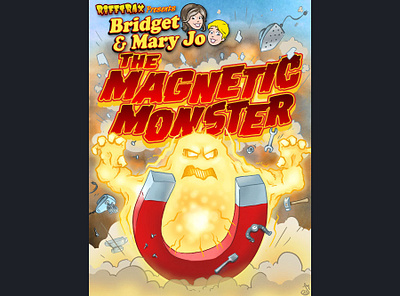 The MAGNETIC MONSTER! drawing illustration mst3k rifftrax