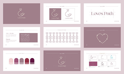 Jewelry Brand Identity brand book branding color palette dos and donts font set iconography infographic infography jewelry brand book jewelry brand identity jewelry branding jewelry icon jewelry infographic jewelry logo jewelry logo design pink color