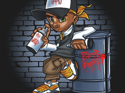 graffiti boy characters