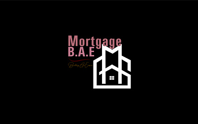 Mortgage B.A.E Logo adobe illusrtator branding graphic design logo m letter logo