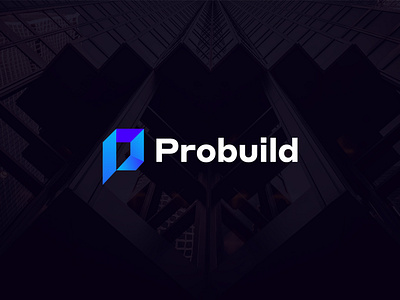 Probuild Logo Design 3d animation app branding design graphic design illustration logo ui vector