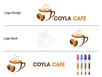 Eye-catching logo for coffee shop brand brand guide branding cafe cafe logo coffee coffee logo coffee shop logo colorful logo design illustration logo shop logo