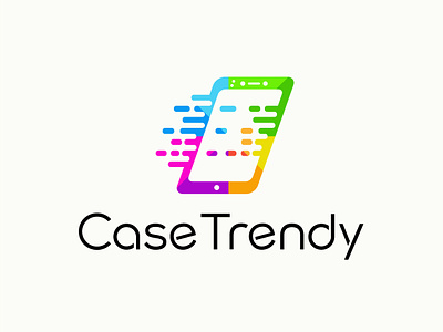 Case Trendy Logo design. abstract applogo branding business casetrendy colorful flat graphic design logo logodesign logomaker logos mobile mobilecase mobileicon modern multicolor smart stunning unique