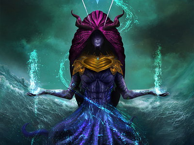 Erva God of the Seas by Vivaxor book concept game god gods sendrock story