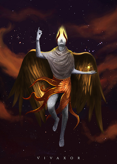 Rada The God of Stars book bookcover concept god gods illustration illustrationgod musiccover sendrock