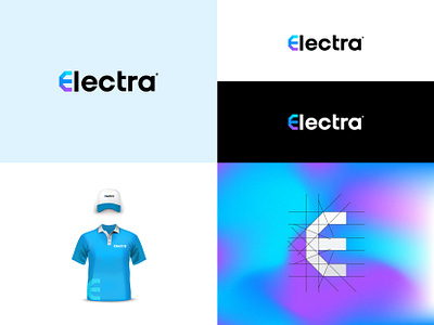 electra logo branding design e logo graphic design illustration logo logodesign logotype modern logo power ui ux vector