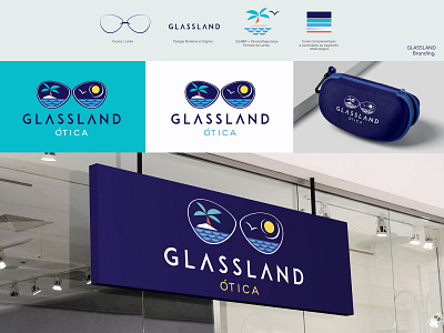 GLASSLAND branding design glass logo graphic design logo logotipo