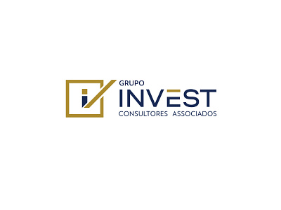 GRUPO INVEST branding design financial logo graphic design invest logo logotipo money logo