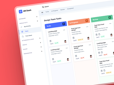 Task Tracking | HR Dashboard | UI Design app dashboard design dolist future hr hr app hr works minimal product design task task assistance task manager task monitoring task viewer ui ux web web app web application