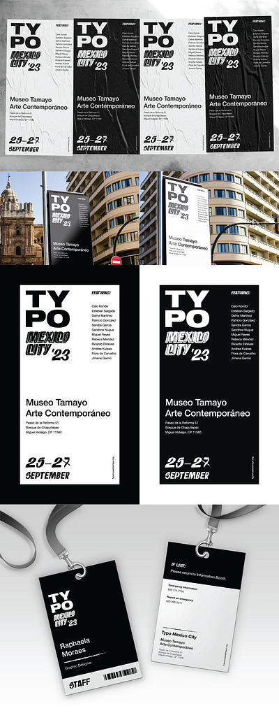 Typo Mexico City | Wordmark and Identity branding design graphic design logo poster wordmark