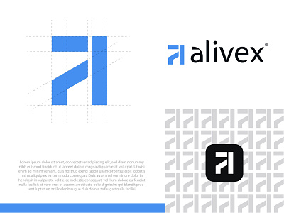 Alivex logo design a b c d e f g h i j k l m n o p b c f h i j k m p q r u v w y z brand identity brand mark branding logo logo design logo designer logos modern logo popular logo visual identity