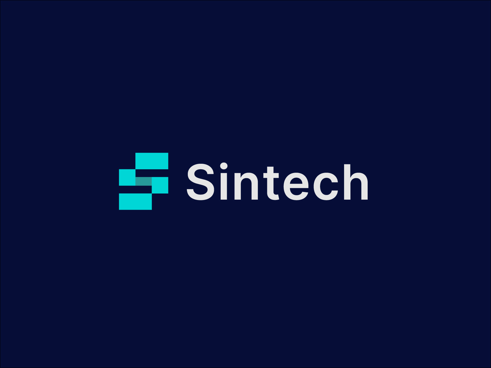 logo, logo design, letter logo, Sintech logo branding by Nayan Tamli ...
