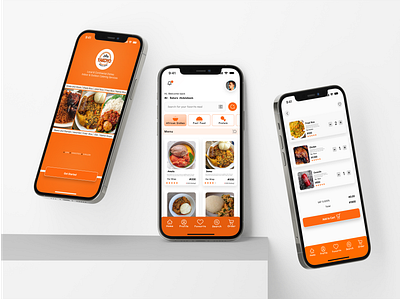 Food Ordering App Cart Page #UiUx #DesignbyHackme #BlackVersion