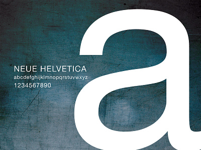 Neue Helvetica branding fonts illustration logo vector