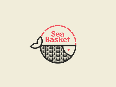 Sea Basket brand identity branding design graphic design logo