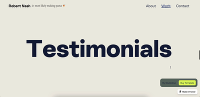 Monso - Work/Testimonial brandidentity branding design portfolio template testimonial ui ux