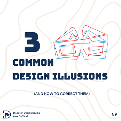 3 Common Design Illusions brand design branding colorful design design tips graphic design illusions illustration instructional logo tips tricks tricks and tips vector