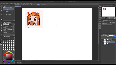 custom twitch emote process 3d banner branding business poster clip studio clip studio paint design emojis graphic design illustration logo motion graphics photoshop ui