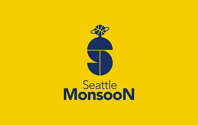Seattle Monsoon athletic ball basketball branding court design esports jersey logo logos simple sport sports sports branding sports logo team