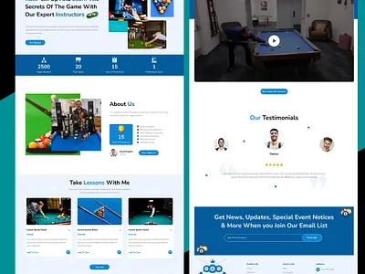 Become Pool Pro with Take Pool Lessons | Landing Page - Webnotix brandidentity design branding branding design branding freedesigns hostingtips landing landingpagedesign uiux uxuidesign uxuidesign uxui website websitedesign websitedesign webdesign