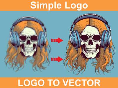 I will do vector tracing or convert to vector quickly design graphic design icon illustration logo vector