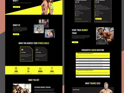 Fitness with Training & Nutrition | Website Design By Webnotix business design consultant designagency designinterface graphicdesign illustration landingpage landingpages webagency webdesign webdeveloper webdevelopment websitedesign