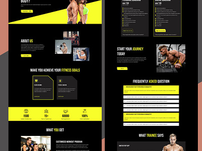 Fitness with Training & Nutrition | Website Design By Webnotix business design consultant designagency designinterface graphicdesign illustration landingpage landingpages webagency webdesign webdeveloper webdevelopment websitedesign