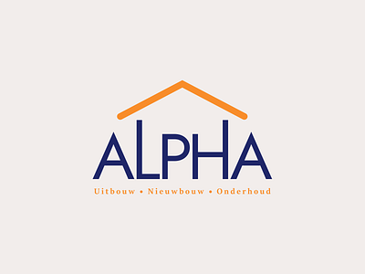 Alpha Building Company brand identity branding design graphic design logo