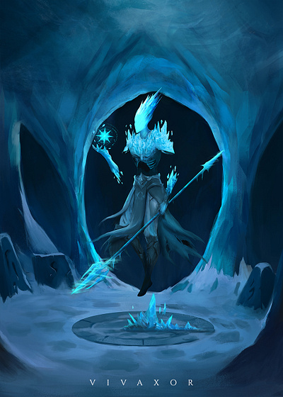 Tairix the God of Ice book bookcover concept gods illustration sendrock