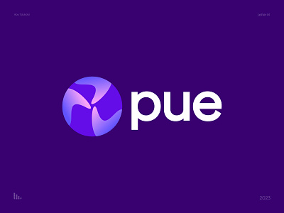 pue Logo Design app branding capture data gradient icon identity letter p lettering logo loom play rebranding redesign saas service sketches software symbol visualization