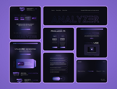 Analyzer Website UX Design app best application branding design fitness website food voucher app healthy lifestyle website human centered design illustration informative website design learning website logo mobile app modern website modern website design product design ui ui design ux case study ux design wesbsite