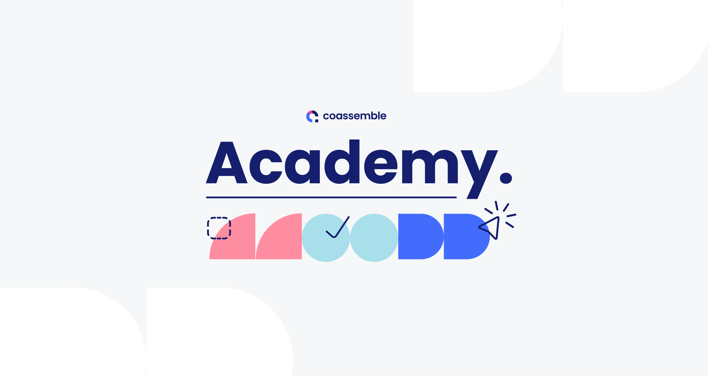 Coassemble Academy academy branding design interaction design website