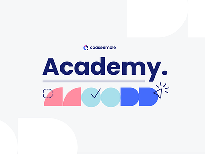 Coassemble Academy academy branding design interaction design website