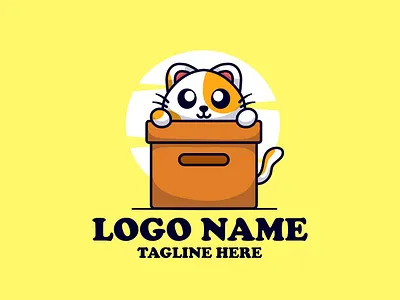 Cute Cat animal cat cute cute cat logoinspirations