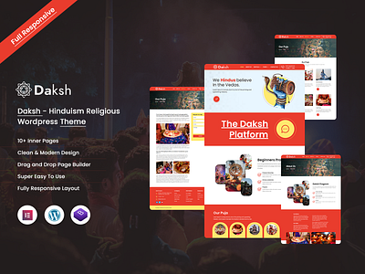 Daksh - Hinduism Religious Wordpress Theme education books
