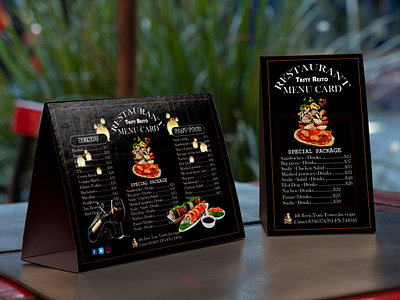 Restaurant Menu Card brochure desk chart flyer food chart food items food menu graphic design leaflet menu menu card menu price poster price list restaurant restaurant menu